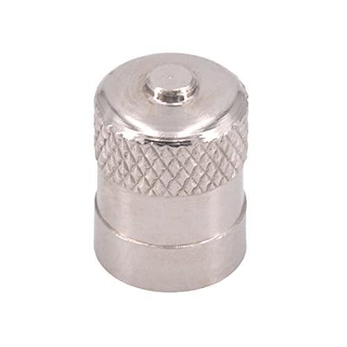 Tapones de válvula de metal niquelados de levando, 8 unidades, para neumáticos de coche, moto, scooter o bicicleta, tapones antipolvo de metal