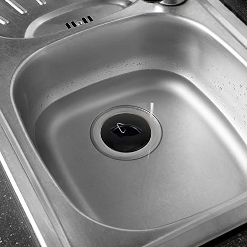 Tapones universales, Juego de 2, de Fregadero, de Cocina, para Desagües de 1-3/4", Ø 45.5 a 42 mm, PVC, Tapón de Drenaje para Fregadero de Cocina y Baño, Tapones para bañeras, drain stopper plug