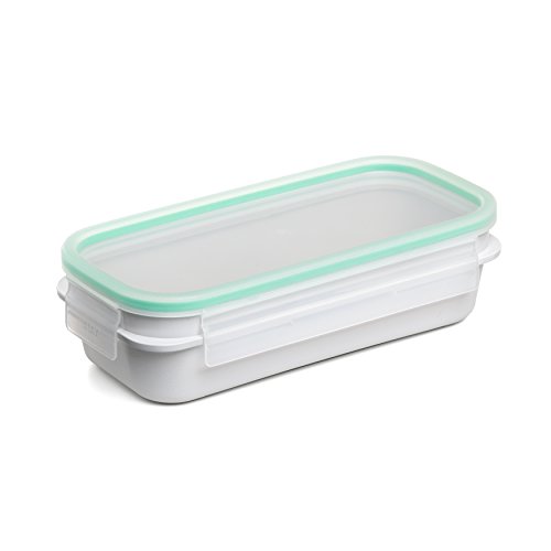 Tatay Fiambrera de Alimentos, Hermética, 0.75L de Capacidad, Tapa de Clip, Libre de BPA, Apto Microondas y Lavavajillas, Color Verde - Opaco. Medidas: 21.2 x 10.4 x 5.9 cm