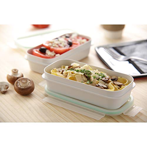 Tatay Fiambrera de Alimentos, Hermética, 0.75L de Capacidad, Tapa de Clip, Libre de BPA, Apto Microondas y Lavavajillas, Color Verde - Opaco. Medidas: 21.2 x 10.4 x 5.9 cm