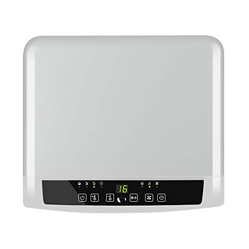 Taurus AC 3100 KT Acondicionado portátil 3 en 1, con Ruedas, 2250 FG, Aire 320 m3/h, deshumidificador 31 L/24 h, Habitaciones hasta 22 m2, Kit Ventana, Blanco, Sin Calor