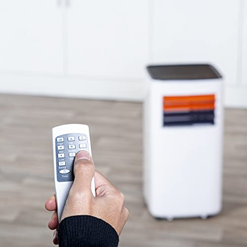 Taurus Temp Design + - Aire acondicionado portátil. Climatizador 4 en 1: calor, frío, deshumidificador y ventilador. Silencioso. Temporizador. Mando a distancia. Kit ventana. Ruedas. 2.6kW/2.1kW