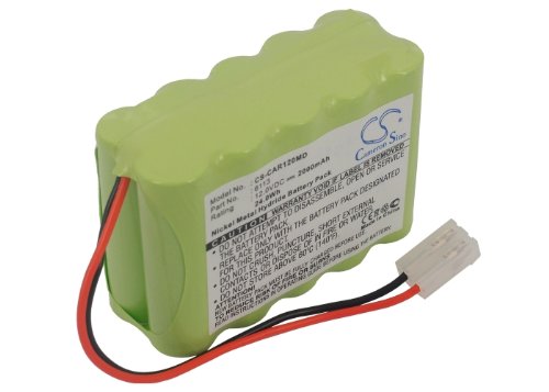 TECHTEK batería Compatible con [Cardiette] Cardioline ECG Recorder AR1200, Cardioline ECG Recorder AR1200 View FC1400, Cardioline ECG Recorder AR1200ADV, para [CardioRapid] K360 sustituye 110176, FBA