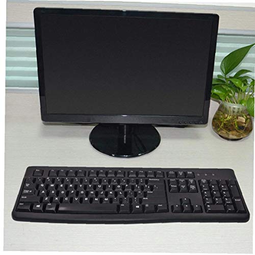Teclado Pegatinas reemplazo español no transparente con Fondo Negro en letras blancas para Laptops 3PCS