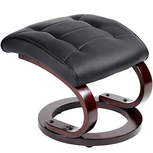 tectake 403849 Sillón de TV con Taburete, Asiento Relax con puf, Silla reclinable con escabel, Mueble de Interior, Mobiliario para el hogar