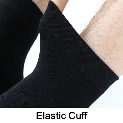Teenloveme Calcetines de 5 Dedos para Hombres para Deportes Ciclismo Correr, Hombre Calcetines del dedo del pie, Calcetines Dedos de Pies Separados, 3/5 pares (Negro-5 pares)