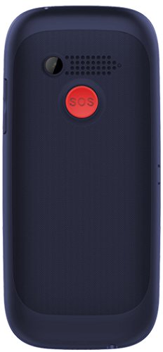 Teléfono Móvil Funker C65 EASY PLUS, Fácil de usar para Personas Mayores con botón SOS y Base cargadora. Cámara de Fotos y Agenda con Fotocontactos (Rojo).