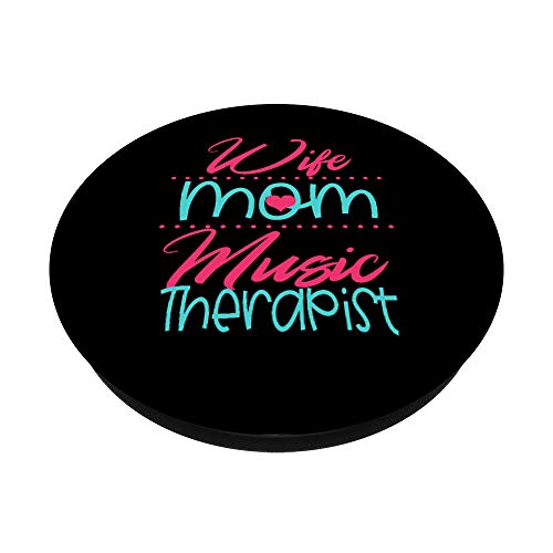 Terapeuta Música Terapia Apreciación Gracias Graduación PopSockets PopGrip Intercambiable