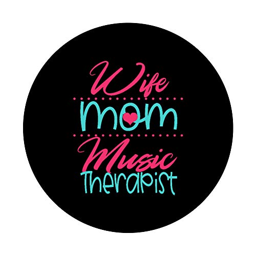 Terapeuta Música Terapia Apreciación Gracias Graduación PopSockets PopGrip Intercambiable
