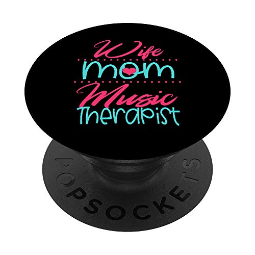 Terapeuta Música Terapia Apreciación Gracias Graduación PopSockets PopGrip Intercambiable