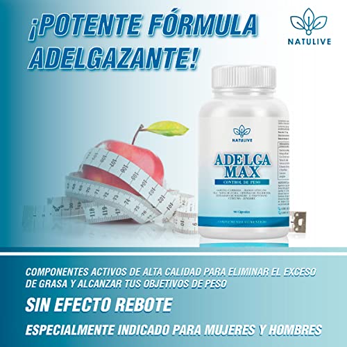 Termogénico adelgazante | Garcinia Cambogia + Cetonas de frambuesa | Quemagrasas, saciante y reductor del apetito | Resultados rápidos y visibles | 90 cápsulas