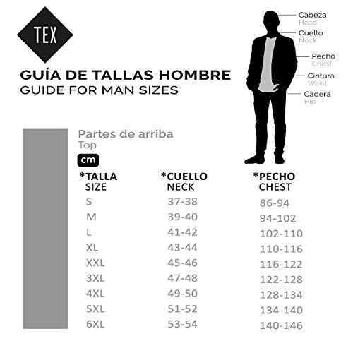 TEX 3616181215866 Shirt, Nectarina, S para Hombre