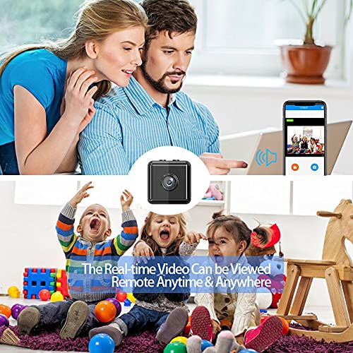 THEXLY Cámara espía Oculta Cuadrada HD 1080p - Mini cámara espía WiFi para Ver en el móvil - Vigilancia camuflada con Sensor de Movimiento y visión Nocturna