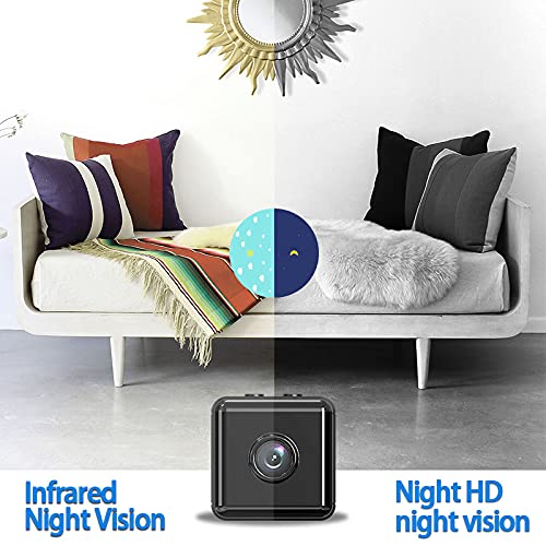 THEXLY Cámara espía Oculta Cuadrada HD 1080p - Mini cámara espía WiFi para Ver en el móvil - Vigilancia camuflada con Sensor de Movimiento y visión Nocturna