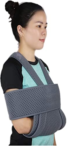 THJX Inmovilizador de Amplificador de Eslinga Ajustable for el Brazo Roto dislocado Brazo Roto Humerus Sling y swayhe (Color : Gray, Size : Multi Size SML)