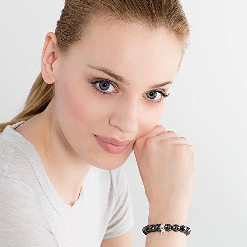 Thomas sabo - Thomas bloqueo x0187-064-11-l pulsera hematita rek, talla l 17,5 cm/9 mm