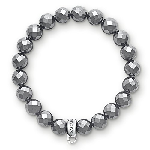 Thomas sabo - Thomas bloqueo x0187-064-11-l pulsera hematita rek, talla l 17,5 cm/9 mm