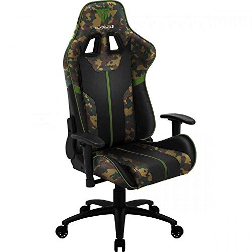 ThunderX3 BC3 CAMO, silla gaming tecnología AIR, transpiración total,2 colores