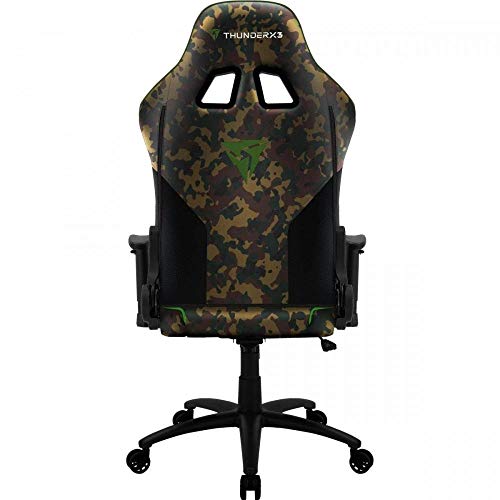 ThunderX3 BC3 CAMO, silla gaming tecnología AIR, transpiración total,2 colores