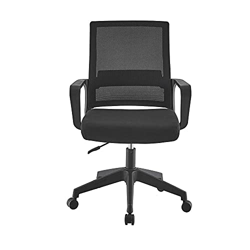 TIENDA EURASIA® Silla de Escritorio Giratoria - Sillón de Oficina Ergonómico con Respaldo Transpirable