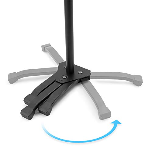 TIGER MUS35-PRO Atril de madera para partituras orquestales con base sólida profesional de metal, ideal para escuelas, orquestas e iglesias