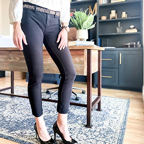 Tights Up: Cinturón Elásticos de Mujer Ajustable, Cinturones Anchos, Hebilla plana, Cinturones hombre Elasticos de Colores, cinturones para vestidos (Cinturon Negro)