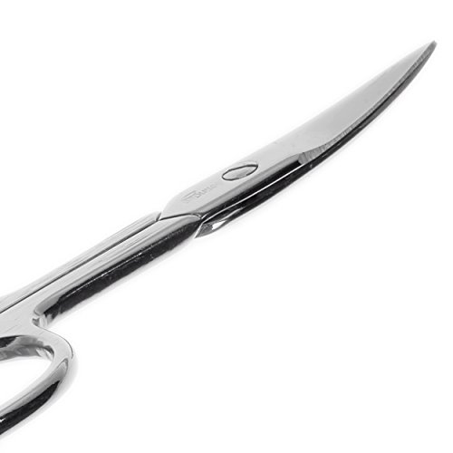 Tijeras Manicura unas curva - acero para Uñas - Longitud: los 9,5 cm - acero inoxidable - Hecho en Solingen - Alemania