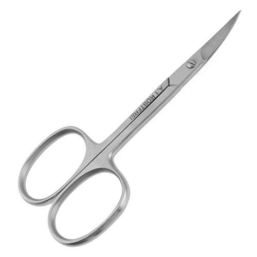 Tijeras Manicura y cuticolas unas curva - acero para Uñas - longitud: los 9,2 cm - acero inoxidable