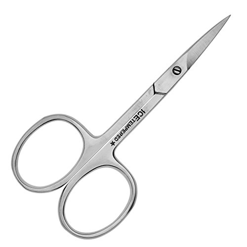 Tijeras Manicura y cuticolas unas curva - acero para Uñas - longitud: los 9,2 cm - acero inoxidable