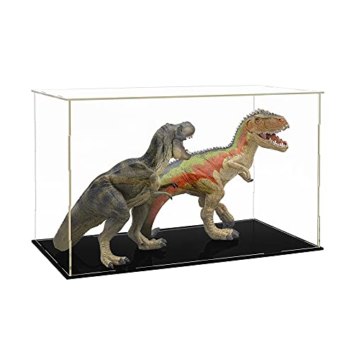 Tingacraft Acrílico Vitrina Cristal (31 x 17 x 19 cm) para Figura 15cm 1/12, Caja Metacrilato Expositor para Colecciones