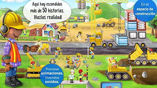 Tiny Builders - Excavadora, grúa y volquete para los más pequeños