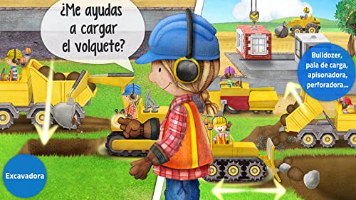 Tiny Builders - Excavadora, grúa y volquete para los más pequeños