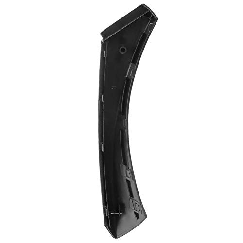 Tirador de Puerta de Coche, Everpert Lado Derecho Interior del Panel de la Puerta Delantera Tirar de Ajuste de la Cubierta + Cubierta, E90 E91 3 Series Interior del Coche Accesorios (Negro)