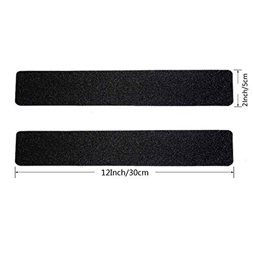 Tiras Antideslizantes 5cm x 30cm, Cintas de Seguridad Negras, Escaleras Antideslizantes para Pisos de Cubierta de Madera, Remolques de Botes, Mascotas y Bebés a Salvo de Resbalones y Caídas