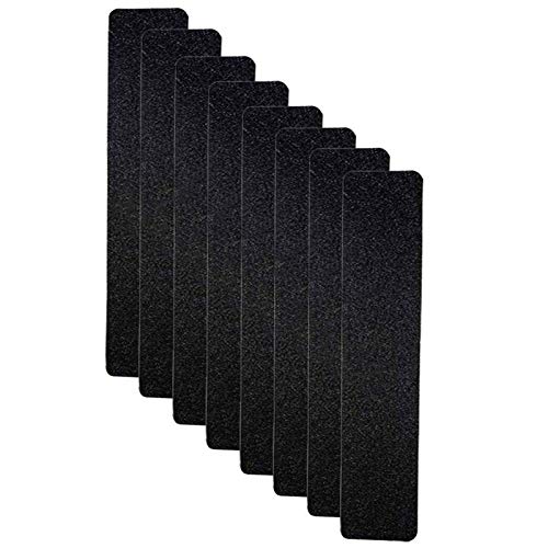 Tiras Antideslizantes 5cm x 30cm, Cintas de Seguridad Negras, Escaleras Antideslizantes para Pisos de Cubierta de Madera, Remolques de Botes, Mascotas y Bebés a Salvo de Resbalones y Caídas