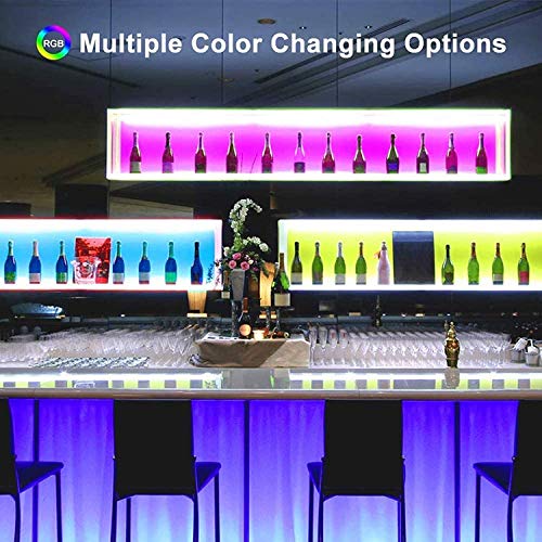 Tiras LED 5M, SHOPLED Luces LED RGB 5050 con Control Remoto de 44 Botones, Tira LED 20 Colores 8 Modos de Brillo y 6 opciones DIY para la Habitación, Dormitorio, Techo