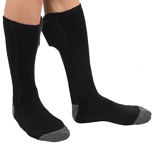 TMISHION Calcetines con calefacción eléctrica Calcetines con calefacción eléctrica Unisex Batería Seca Calentador de pies de Invierno Medias térmicas
