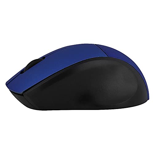 T'nB Miny Ratón Óptico Inalámbrico Azul, Ultra Compacto, Ideal para Portátil PC