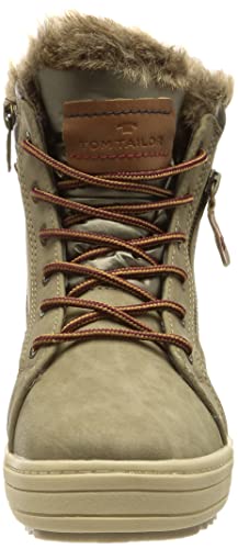 TOM TAILOR 2194702, Bota a la Altura de la Pantorrilla Mujer, Barro, 40 EU