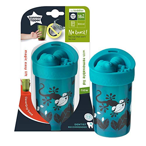 Tommee Tippee Taza Antivuelco con Tapa, Azul