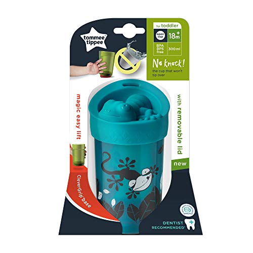 Tommee Tippee Taza Antivuelco con Tapa, Azul