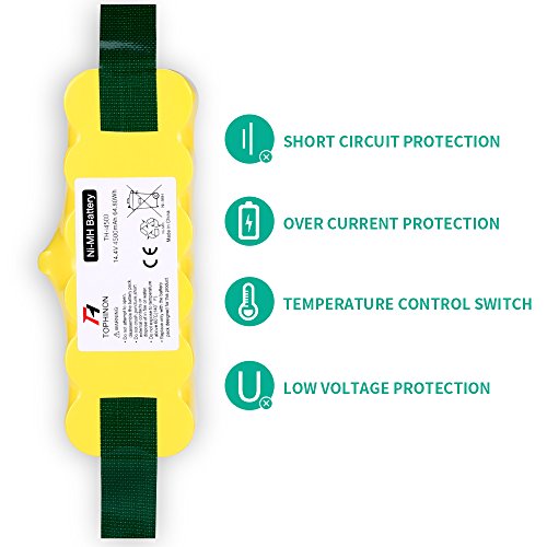TOPHINON 14.4V 4500mAh Ni-MH Batería para Roomba 500 510 520 530 532 535 540 545 550 552 555 560 562 570 580 581 582 585 595 600 610 620 630 631 650 660 700 760 770 780 790 800 870 880