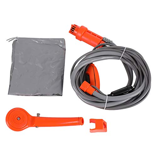 TOPWAY Ducha de camping mini lavado de coches 12 V