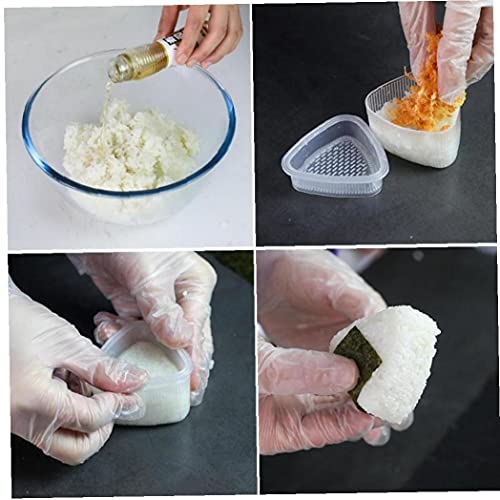 TOSSPER 7 Pcs Cocina Gadgets Onigiri Set para Rollos De Sushi Sushi Molde Onigiri Rice Ball Bento Press Maker DIY Herramientas Accesorios De Cocina