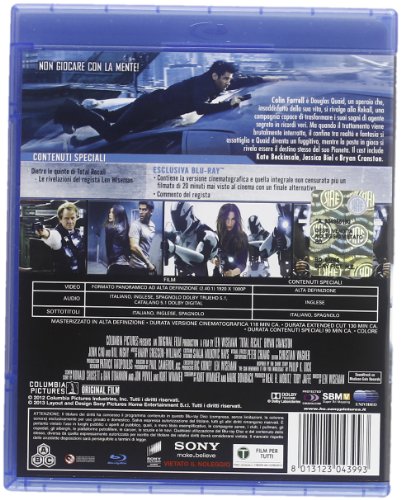 Total recall - Atto di forza (versione cinematografica+versione integrale) [Italia] [Blu-ray]