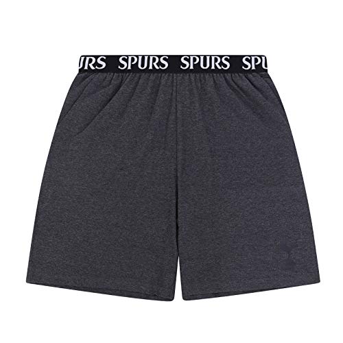Tottenham Hotspur FC - Pijama Corto para Hombre - Producto Oficial - Gris - Mediana