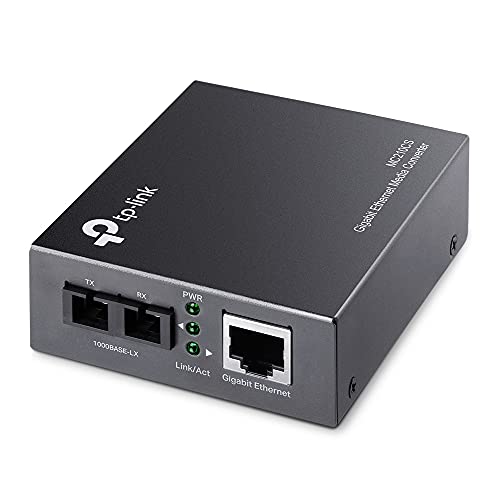 TP-Link MC210CS - Convertidor e Medios para Fibra óptica, Gris