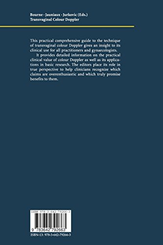 Transvaginal Colour Doppler: The Scientific Basis and Practical Application of Colour Doppler in Gynaecology