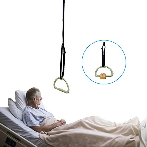 Trapecio de cama para ancianos Cama auxiliar de tracción Cama de hospital Trapecio para cama Transferencia de movilidad Barra montada en el techo Soporte de trapecio Escalera Cama