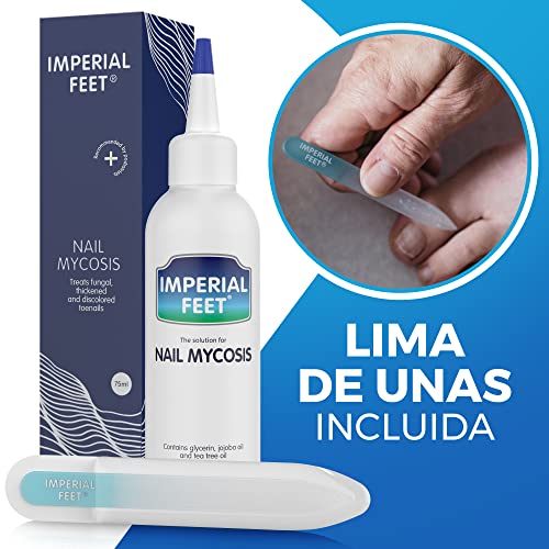 Tratamiento Hongos Uñas Pies con Lima De Uñas | Eliminador de hongos en las uñas | Nail Mycosis | Extra Grande 75ML